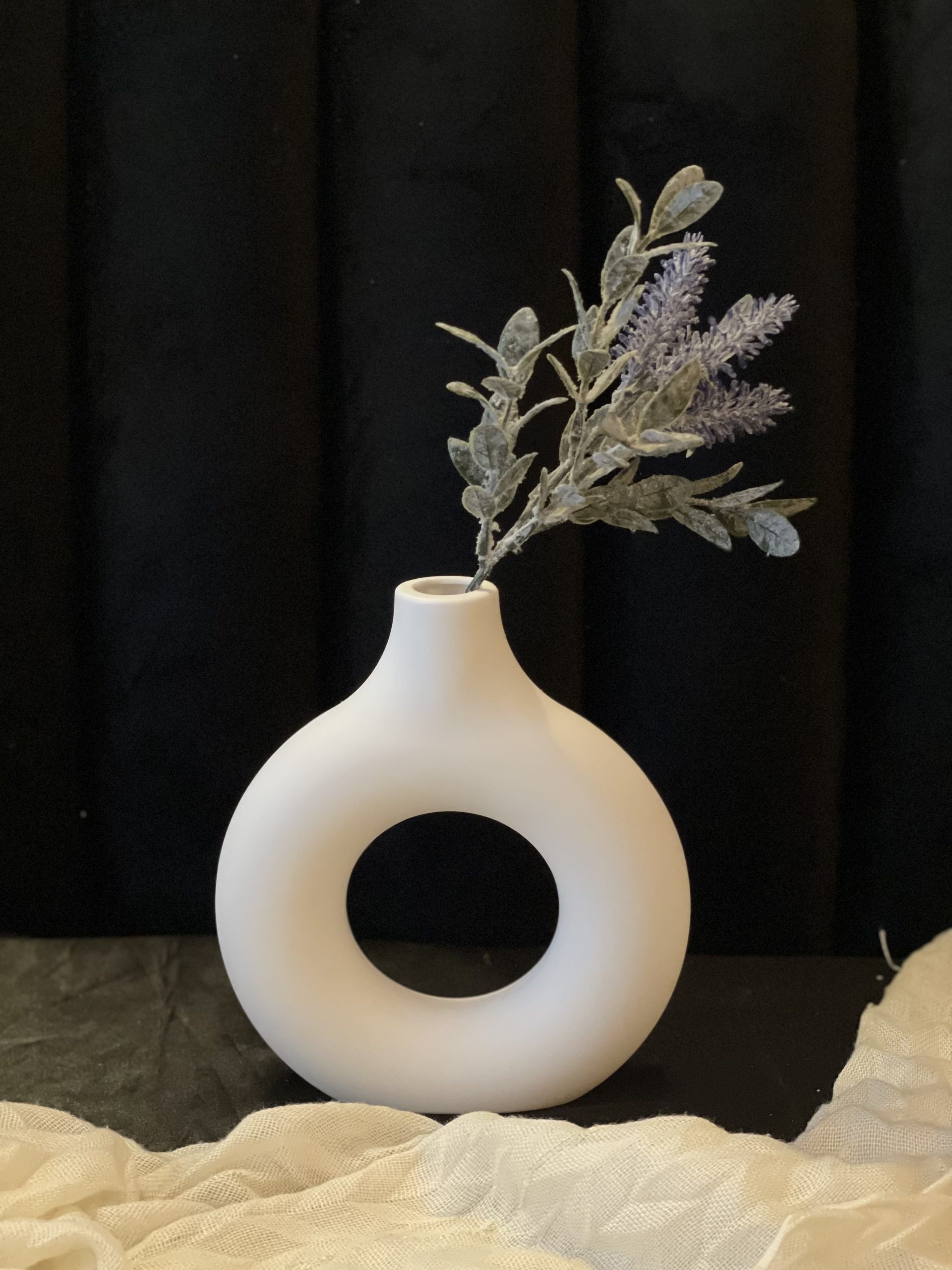 3D Bloom Ring Vase (Medium) with Lavender Mist