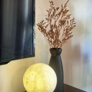 Serene Tall Vase with Limonium Misty